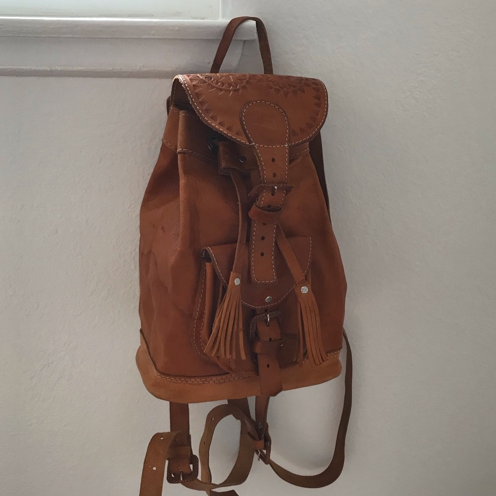 Mini Leather Backpack